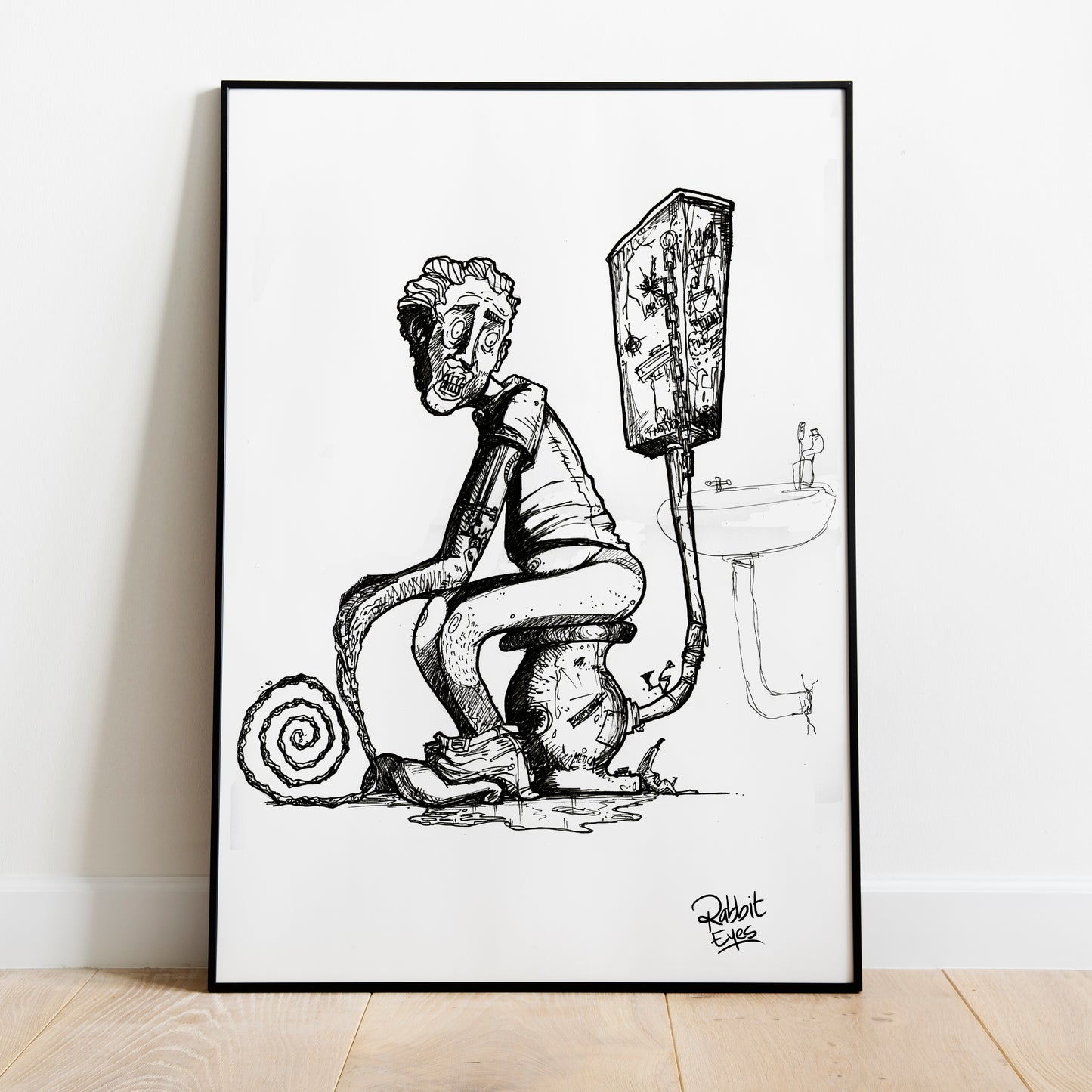 A VECES ES DIFICIL LIMPIARSE (Proyecto de Ilustración Digital)