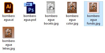 BOMBERO AGUA (Proyecto de Ilustración Digital)
