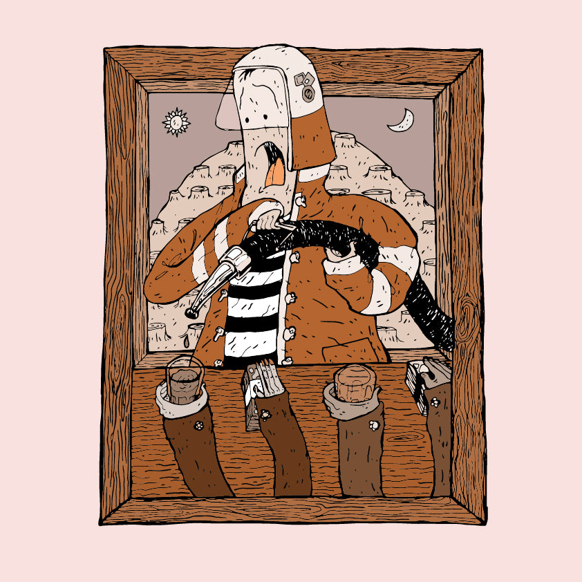 BOMBERO AGUA (Proyecto de Ilustración Digital)